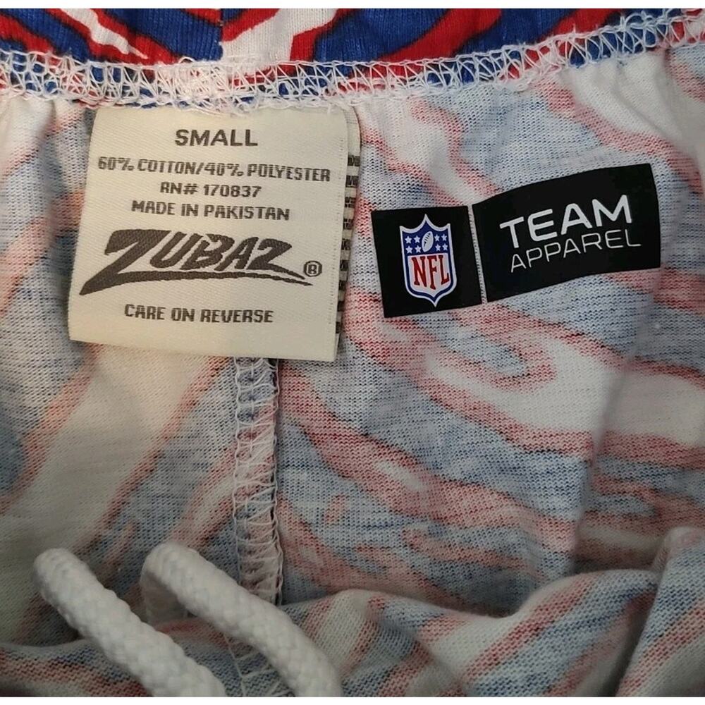 Men's Vintage NFL Buffalo Bills Zubaz Game Day Team Zebra Stripes Shorts - Small - Picture 5 of 5